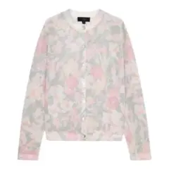 ZARA/ザラ　フローラルプリントニットジャケットカーディガンのサムネイル