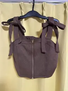 ビスチェ　リボン　M