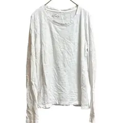 ジェイクルー クルーネック 長袖Tシャツ 無地 S 白のサムネイル