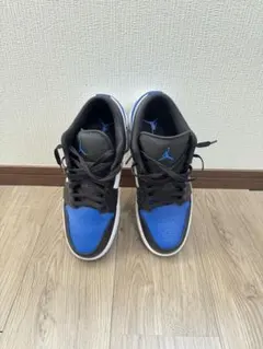 ナイキ ジョーダンワンローカット スニーカー 青黒白