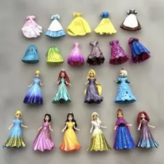 ディズニー　プリンセス　ドール　セット