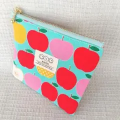 ティッシュケース付きファスナーポーチ ミニポーチ 小物入れ ハンドメイド