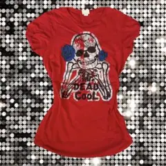 DIESEL スカル グランジ y2k ピチT Tシャツ 平成ギャル 平成女児