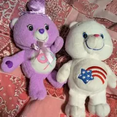ケアベアぬいぐるみセットアメリカベアなど2003年製品等平成レトロ