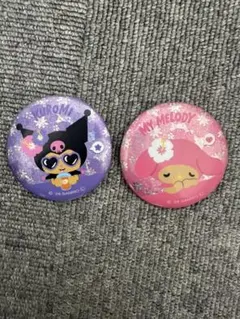 サンリオ ホログラム缶バッチ　マイメロディ　クロミのサムネイル