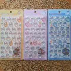 ちいかわ　ボンボンドロップシール　3種