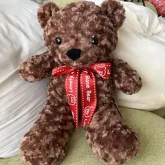 ブラウンのRose Bearぬいぐるみ
