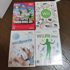 Wiiゲーム4本セット（スーパーマリオ他）