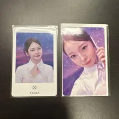 NiziU アヤカ　ポップアップ　くじ　参加賞　トレカ　フォトカ