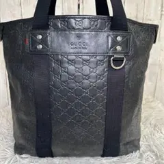 GUCCI GGシマレザー シェリーライン レザー268175 トートバッグのサムネイル