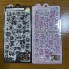 ボンボンドロップシール　ぶらっくボンボン　がーりーボンボン