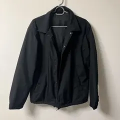GU ウィンドプルーフカラー中綿コーチジャケット　ブラック