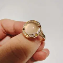 CHAUMET ショーメ クラスワン クルーズ ローズクォーツ LM リング 