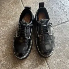 【美品】　ZARA 革靴　レースアップ　35