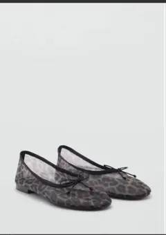 MANGO レオパードメッシュサンダル 36 23cmのサムネイル