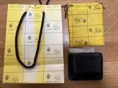 Felisi 二つ折り財布 クロコ型押し 952 ネイビーのサムネイル