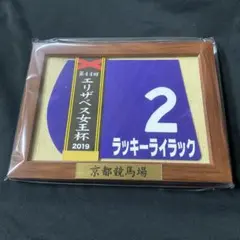 実使用ゼッケン G2 競馬 レッドアネモス【額入り】 実使用ゼッケン G2 競馬 レッドアネモス【額入り】