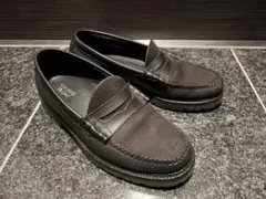 BASS G.H ローファー　ラーソン　9 黒ヌバックコンビのサムネイル