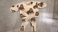 ZARA セイウチ柄のセットアップ