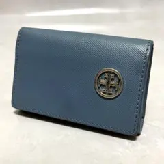現行品✨ブルガリ 三つ折り財布 ロゴクリップ グレインレザー バイ