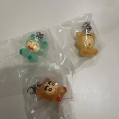 クレヨンしんちゃんめじるしアクセサリー みんなでくまパジャマ　3種類セット