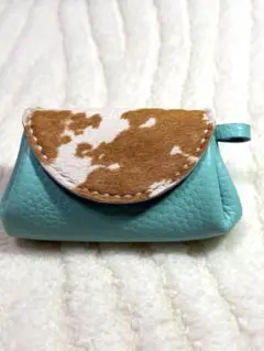 本革 レザー コインケース ピルケース アコーディオン ハラココラボ