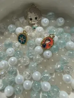 N16-2 【最終処分3点で999円】　ビーズ　ブレスレット　ストラップ