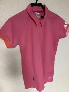 adidas レディース ポロシャツ ピンク