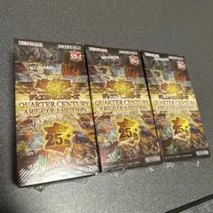 遊戯王QUARTER CENTURY ART COLLECTION 3BOX - メルカリ