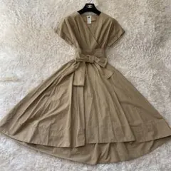ブルーレーベルクレストブリッジ モックロディーシルケットワンピース