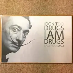 布 ポスター「サルバドール・ダリ　I AM DRUGS」