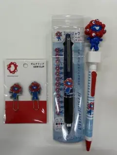 ミャクミャクジェットストリームクリップ新品未使用未開封とトコトコボールペン美品のサムネイル