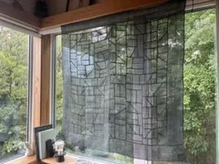 希少　ポジャギ 　アンティーク　チョガッポ　モシ　麻　韓国　工芸　黒　李朝 fit=scale-down,w=1200