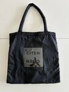 CITEN パデッドクリアトートバッグ　ブラック