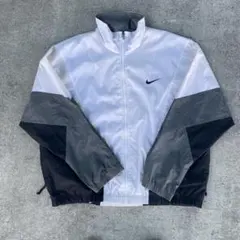 90s NIKE ナイキ ナイロンジャケット ビッグスウォッシュアノラック 刺繍