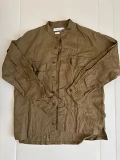 GREEN LABEL RELAXING フレンチリネン長袖シャツ