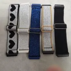 新品スマートウォッチ用バンド 5色セット22mm