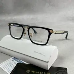 超レア】美品高級 中村勘三郎 ウッド シープホーンtitanium 眼鏡レッド