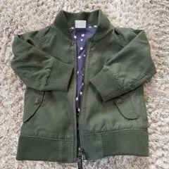 （未使用）BREEZE ミリタリー　ブルゾン　アウター　カーキ