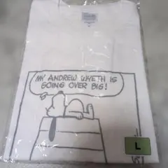アンドリューワイエス展スヌーピーxAndrewWyeth Tシャツ ホワイト Lのサムネイル