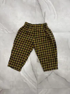 organic zoo チェックパンツ 1-2y