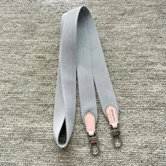 美品】 エルベシャプリエ 1662A ショルダーストラップ シルバー
