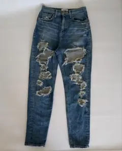 GYDA ジェイダ ハードダメージ デニム パンツ Sサイズ