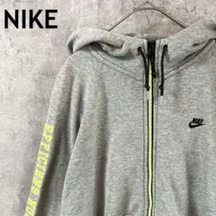 NIKE ジップアップパーカー　イエロージップ　フーディ　XLメンズH3
