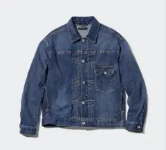 UNIQLO 1stモデル デニムジャケット XL ブルー 大きめ Gジャン