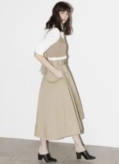 FRAY I.D ✖️ Dickies コラボ　チノ　フレアスカートのサムネイル