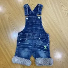 Jenni デニムオーバーオールショートパンツ