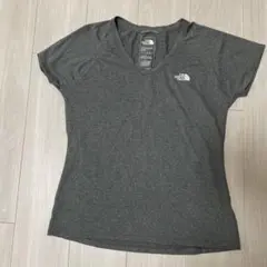 THE NORTH FACE グレー Vネック Tシャツ M
