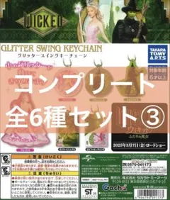 ★早い者勝ち【送料込み】WICKED グリッター スイング キーチェーン　コンプ