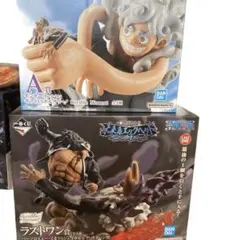 一番くじ 未来島エッグヘッド ワンピース A賞 ルフィ+ラストワン賞くま+オマケ